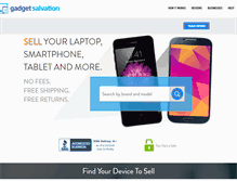 Tablet Screenshot of gadgetsalvation.com